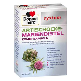 Doppelherz Artischocke-mariendistel system Weichk. (60 stk) – PZN 13906297 из Германии