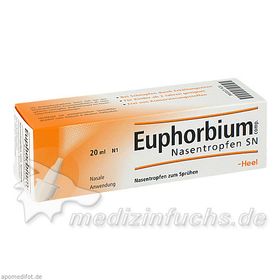 Euphorbium comp. Nasentropfen SN, 20 ML – PZN 1230044 из Германии