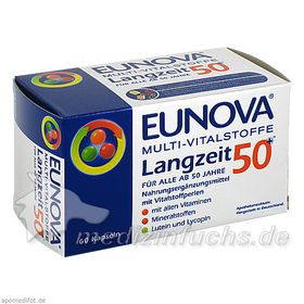 EUNOVA Multi Vitalstoffe Langzeit 50+ Kapseln, 60 ST – PZN 1913754 из Германии