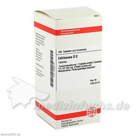 Echinacea (HAB) D 2, 200 ST – PZN 3486718 из Германии