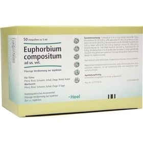 EUPHORBIUM COMPOSITUM ad us.vet.Ampullen, 50X5 ML – PZN 4826978 из Германии