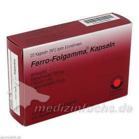 FERRO FOLGAMMA, 20 ST – PZN 378402 из Германии