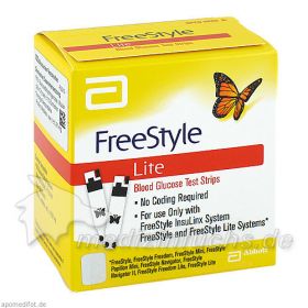 FreeStyle Lite Teststreifen ohne Codieren, 100 ST – PZN 436080 из Германии