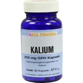 Kalium 200mg GPH Kapseln, 60 ST – PZN 4569205 из Германии