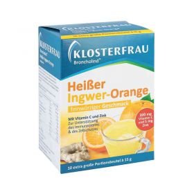 Klosterfrau Broncholind Ingwer-orange Granulat (10X15 g) – PZN 11666015 из Германии