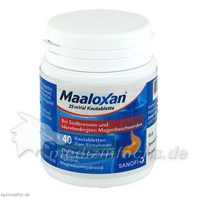 Maaloxan 25 mVal Kautablette, 40 ST – PZN 12642614 из Германии