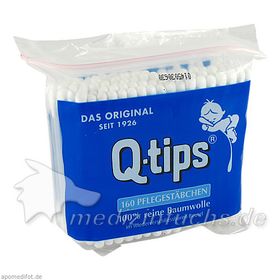 Q-tips Wattestäbchen Nachfüllbeutel, 160 ST – PZN 3945149 из Германии