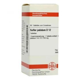 Sulfur Jodat. D 12 Tabletten (80 stk) – PZN 2636469 из Германии