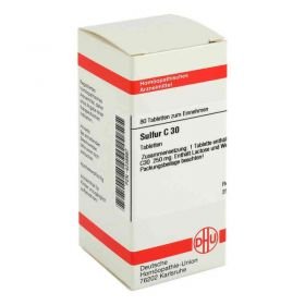 Sulfur C 30 Tabletten (80 stk) – PZN 4238997 из Германии