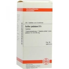 Sulfur Jodat. D 5 Tabletten (200 stk) – PZN 7181536 из Германии