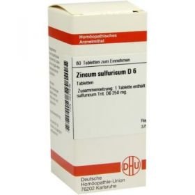 Zincum Sulfuricum D 6 Tabletten (80 stk) – PZN 2637546 из Германии