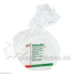 ZEMUKO Vliesstoff-Kompr.gerollt 15 cmx10 m, 1 ST – PZN 1144014 из Германии