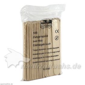 ZUNGENSPATEL aus Holz, 100 ST – PZN 85315 из Германии